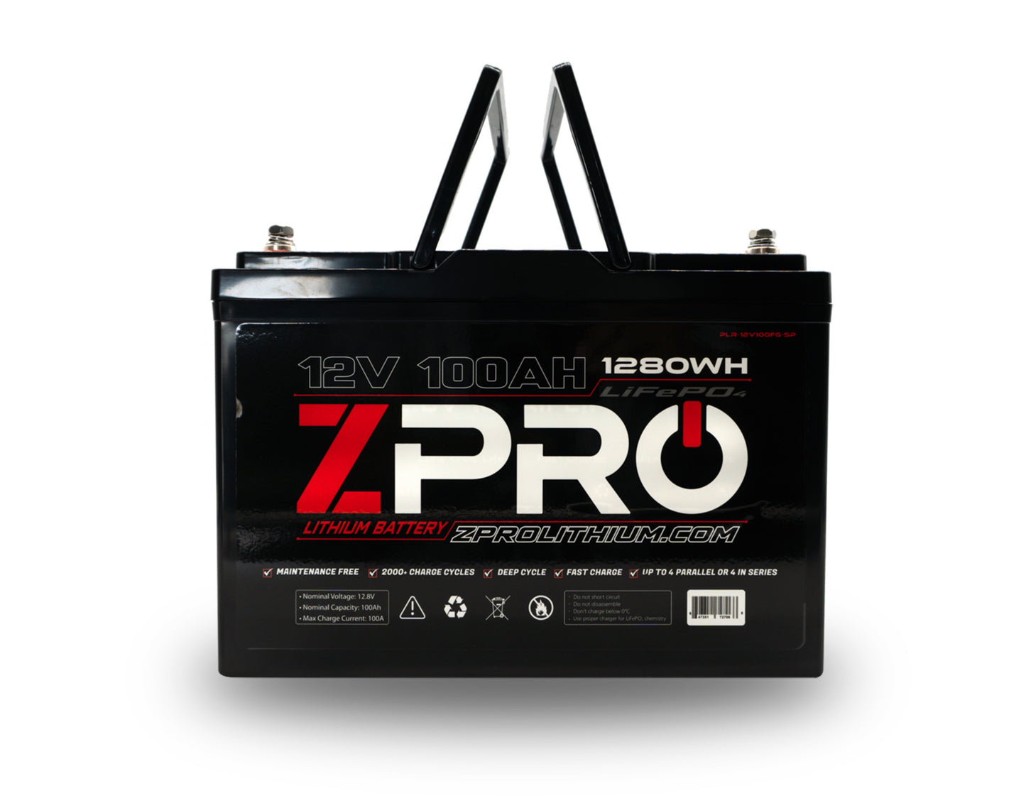 ZPRO Lithium 12V 100 Ah Battery