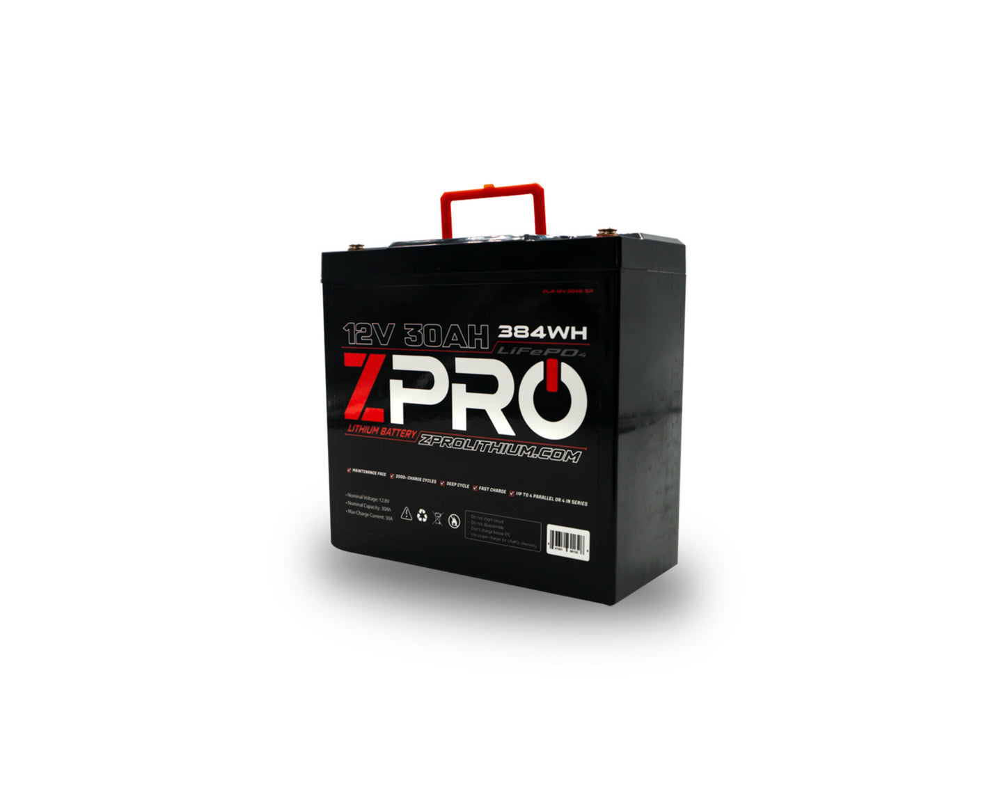 ZPRO Lithium 12V 30Ah Battery