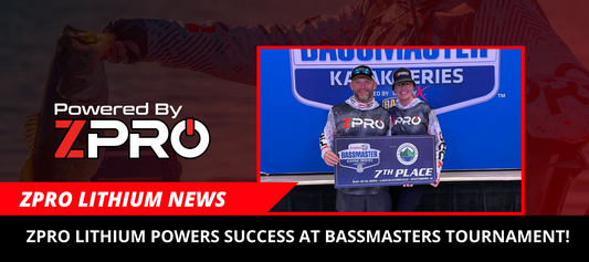 ZPRO Lithium Batteries Power Success at BASSMASTERS Tournament!