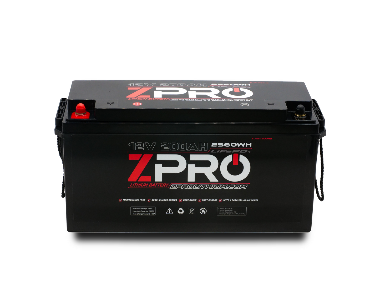 ZPRO Lithium 12V 200aH Lithium Battery