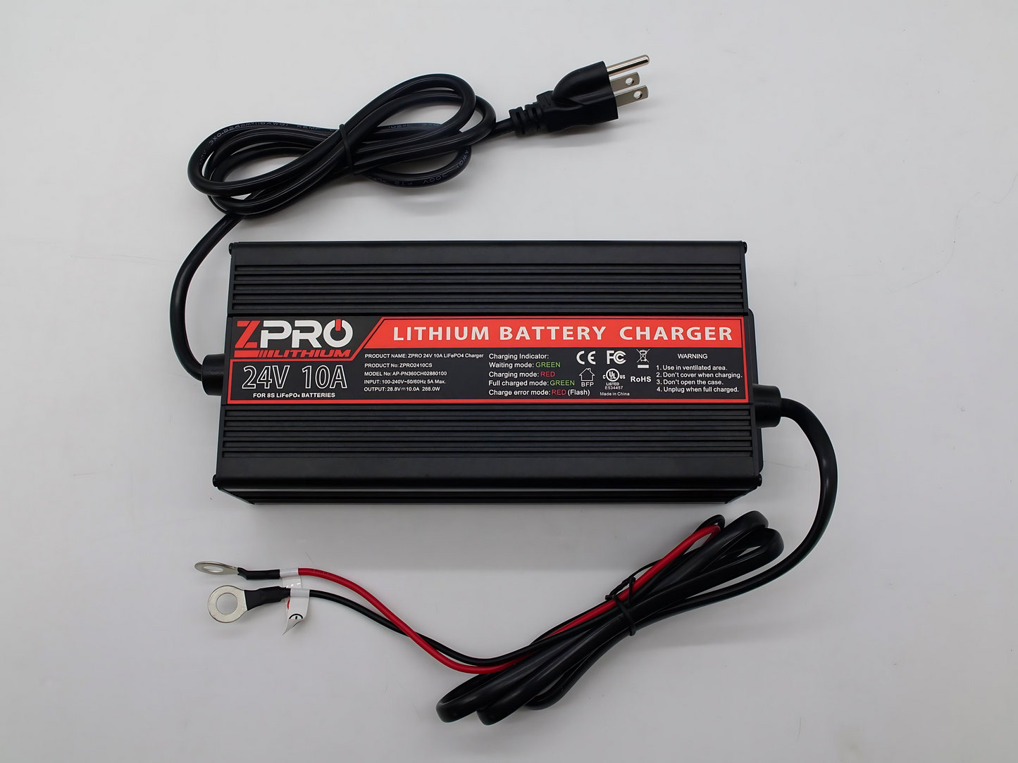 24V10A LITHIUM CHARGER