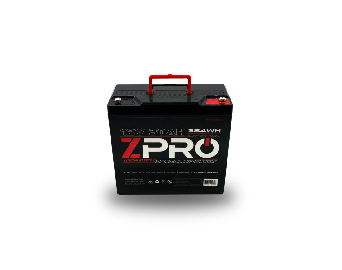 ZPRO Lithium 12V 30Ah Battery