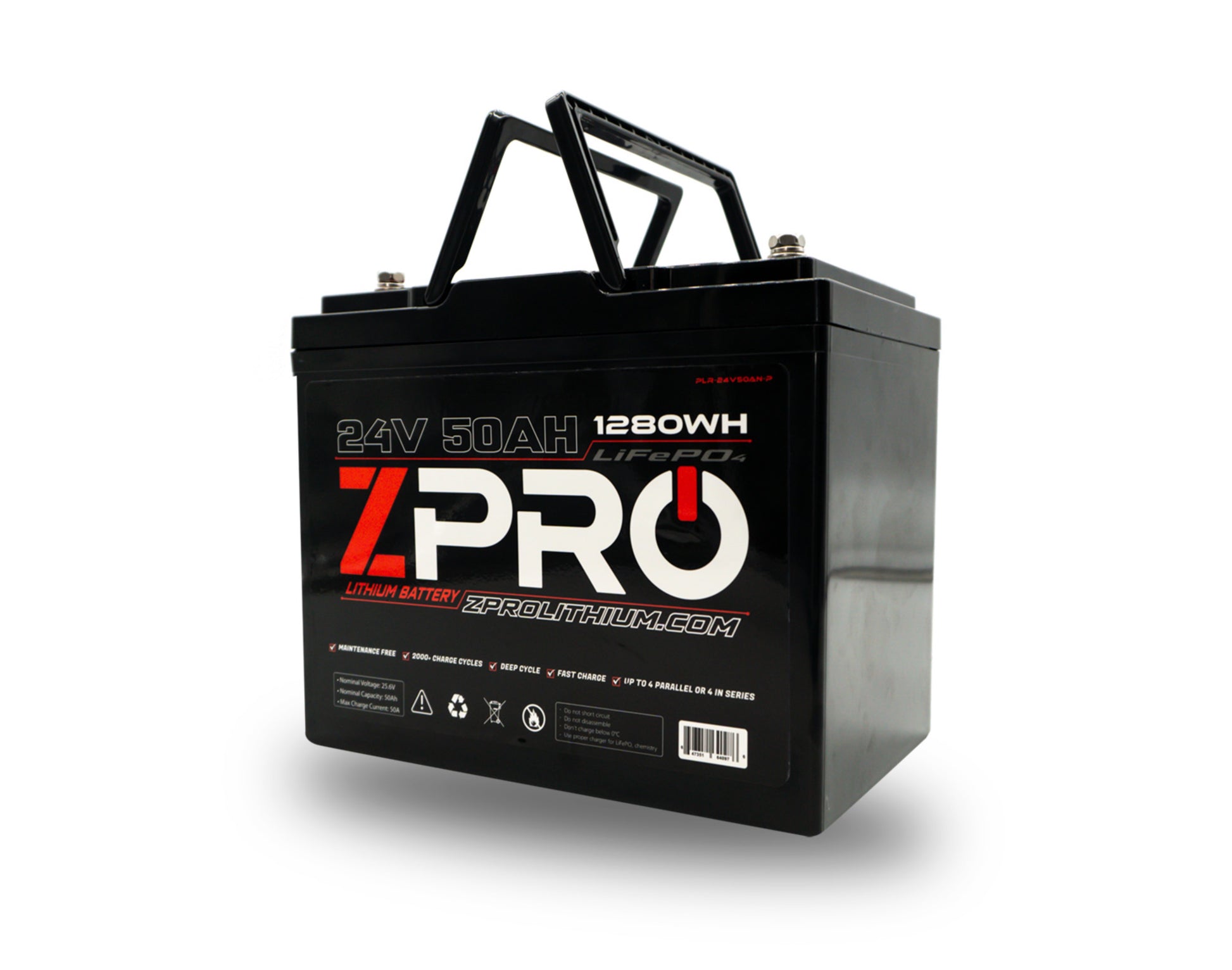 ZPRO Lithium 24V 50 Ah Battery
