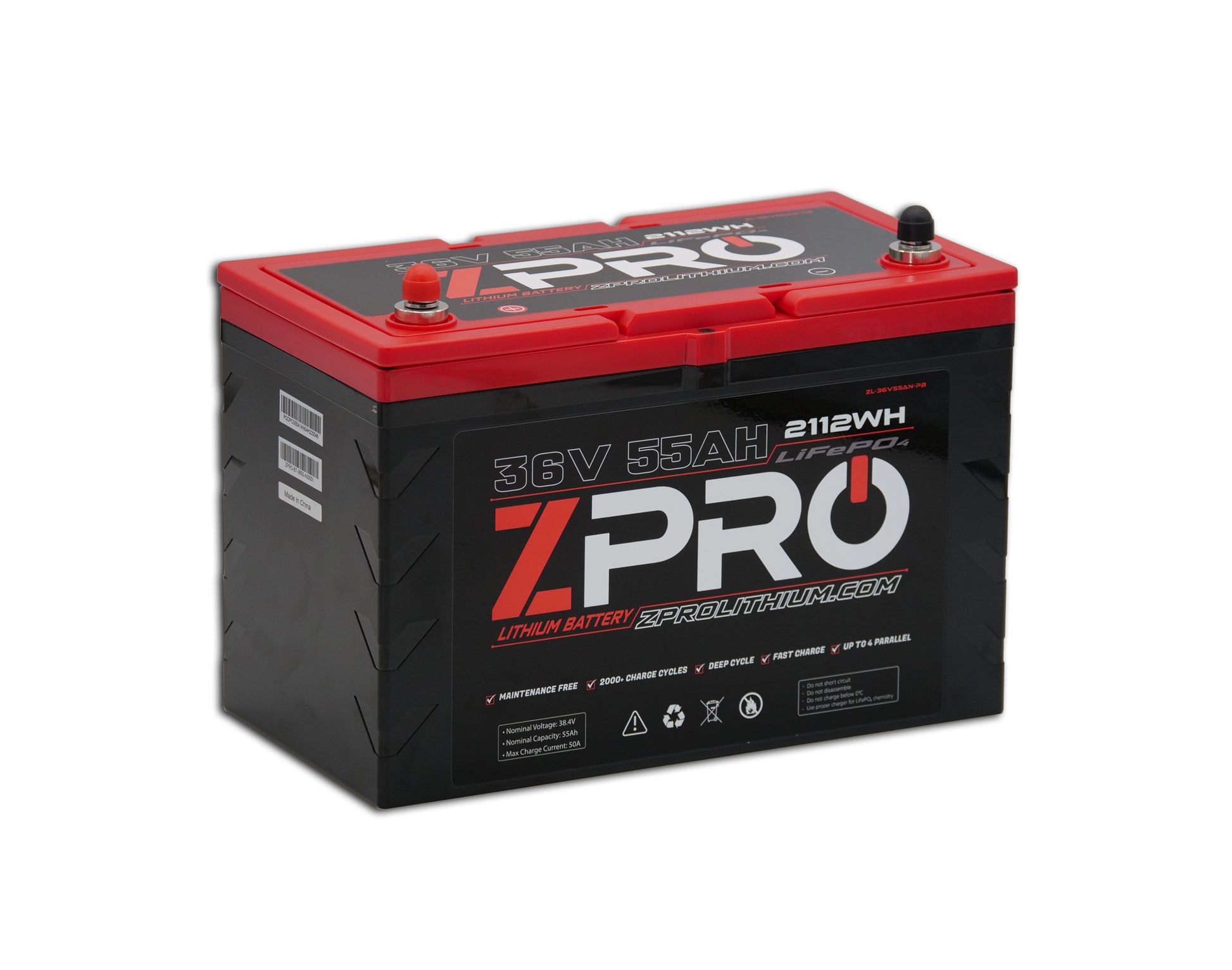 ZPRO Lithium 36V 55 Ah Battery